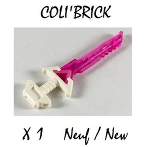 Lego 65272c01 - 1x Epée / Minifig weapon Sword - Trans Dark Pink- NEW NEUF - Imagen 1 de 1