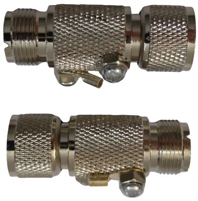 Lote de 2 Antenas Base de Radio Workman A-28 CB/Ham Cable Coaxial Pararrayos Foto 1 de 4