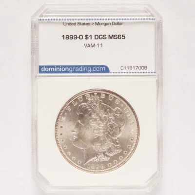 1899-O Morgan Silver Dollar BU Encased - Image 1 of 2