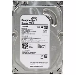 Neu Seagate 3.5" ST2000DX001 2TB 7200RPM 64M SATAIII 6Gb/s SSD Hybrid Hard Drive - Picture 1 of 6