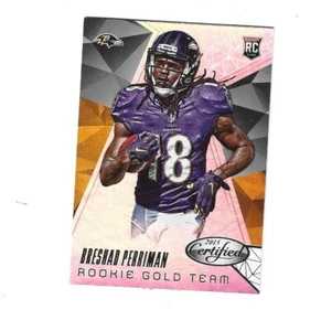 Rookie Gold Team 2015 certificado #RGT8 Breshad Perriman Baltimore Ravens - Imagen 1 de 1