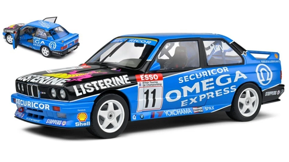 Modellino auto rally scala 1:18 Solido BMW E30 M3 BTCC HOY modellismo statico... - Immagine 1 di 1