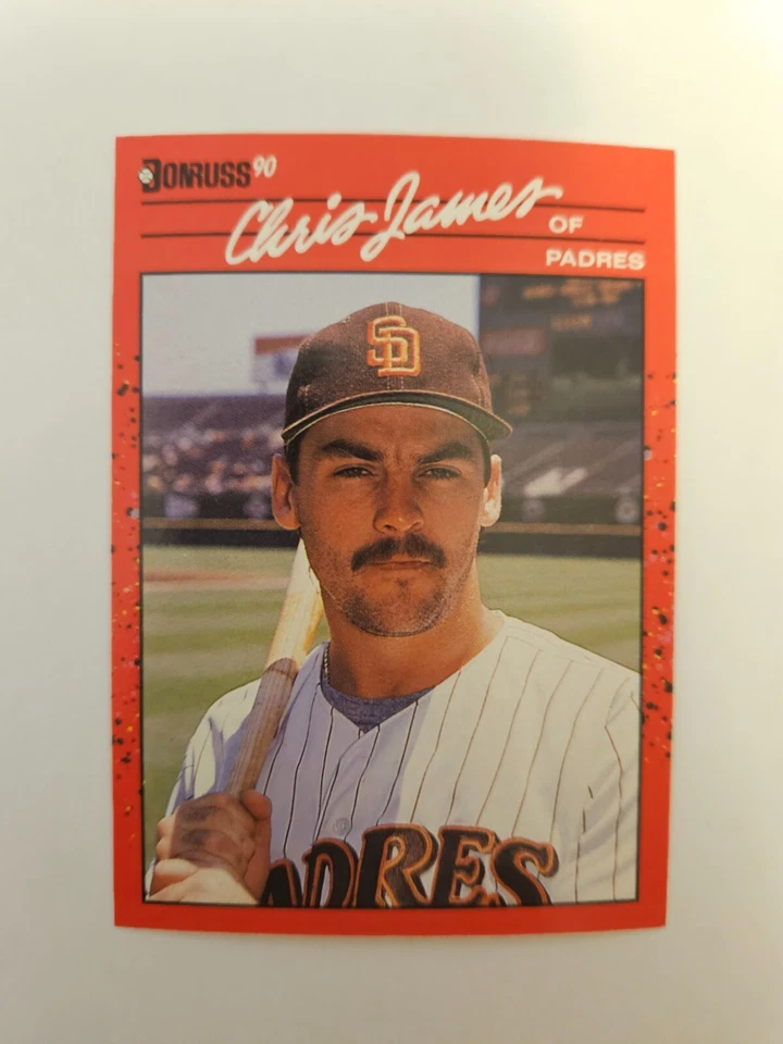 1990 DONRUSS CHRIS JAMES #323 NM - Image 1 of 1