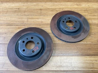 Juego de rotor de freno de disco trasero Audi A6 A7 A8 S4 S5 Q5 2016-2024 25 k millas OEM Foto 1 de 4