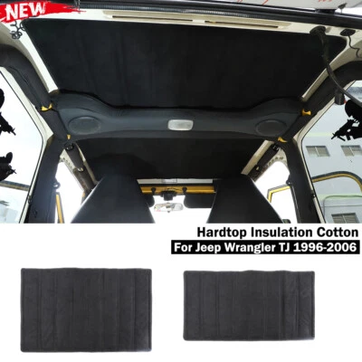 Interior Hardtop Insulation Cotton Sound Deadener for Jeep Wrangler TJ 1996-2006 Foto 1 de 4