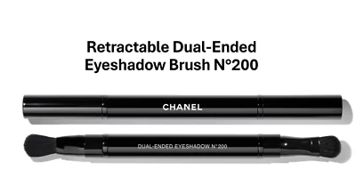 NUEVO CHANEL Cepillo de Sombra de Ojos Retráctil Doble Extremo No. 200 Foto 1 de 4