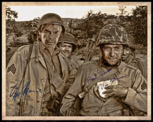 COMBAT VIC MORROW LEE MARVIN Legendary Series Photograph 8x10 Autograph Reprint - Picture 1 of 1