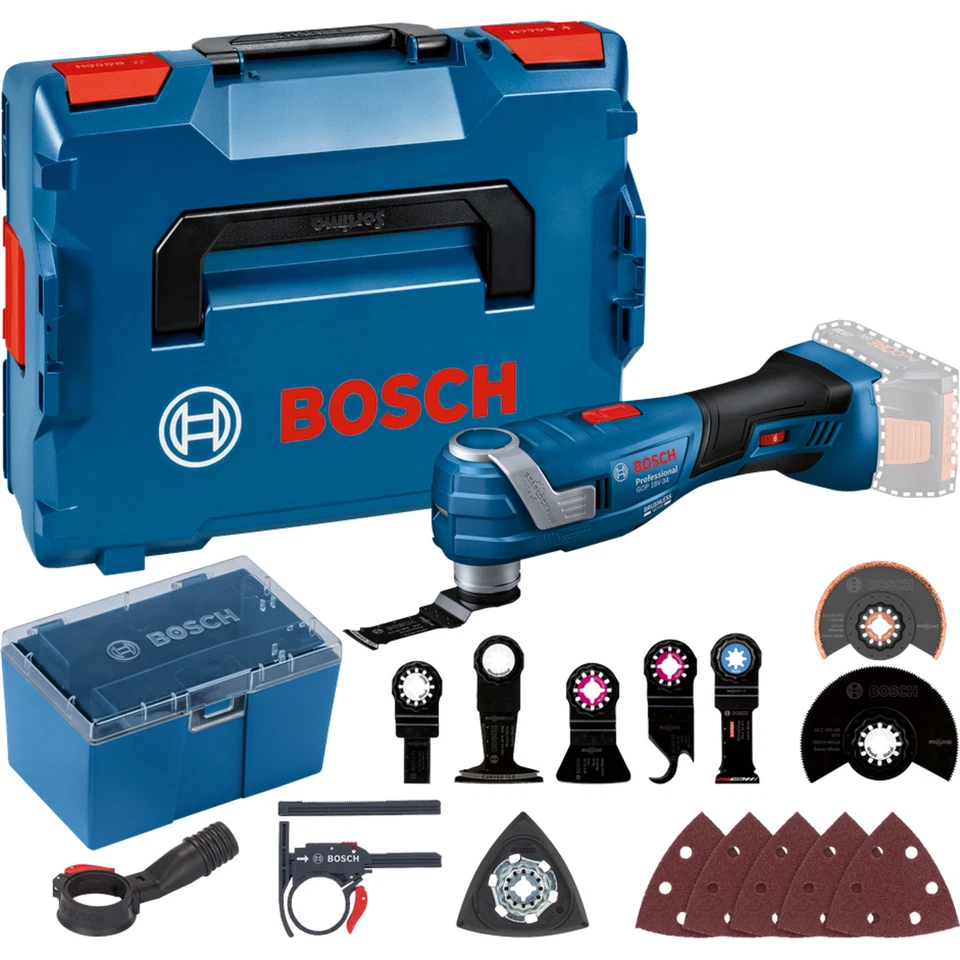 Bosch GOP 18V-34 Professional Akku Multi Cutter Starlock Pl. L-Boxx 06018G2002