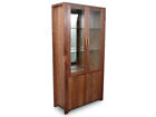 Lumino Tasmanian Blackwood 2 Door Display Unit Timber Wooden Cabinet