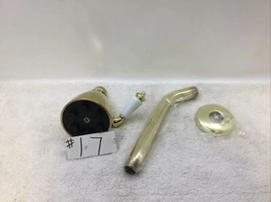 Shower Head Adjustable With Arm And Flange In Polished Brass - Picture 1 of 1