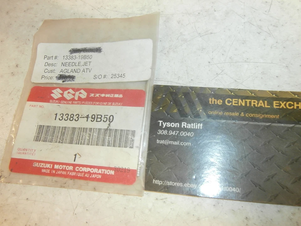 Suzuki King Quad 300 Quadrunner 250 4wd Carb Carburetor Needle Jet 13383-19b50 - Image 1 of 1