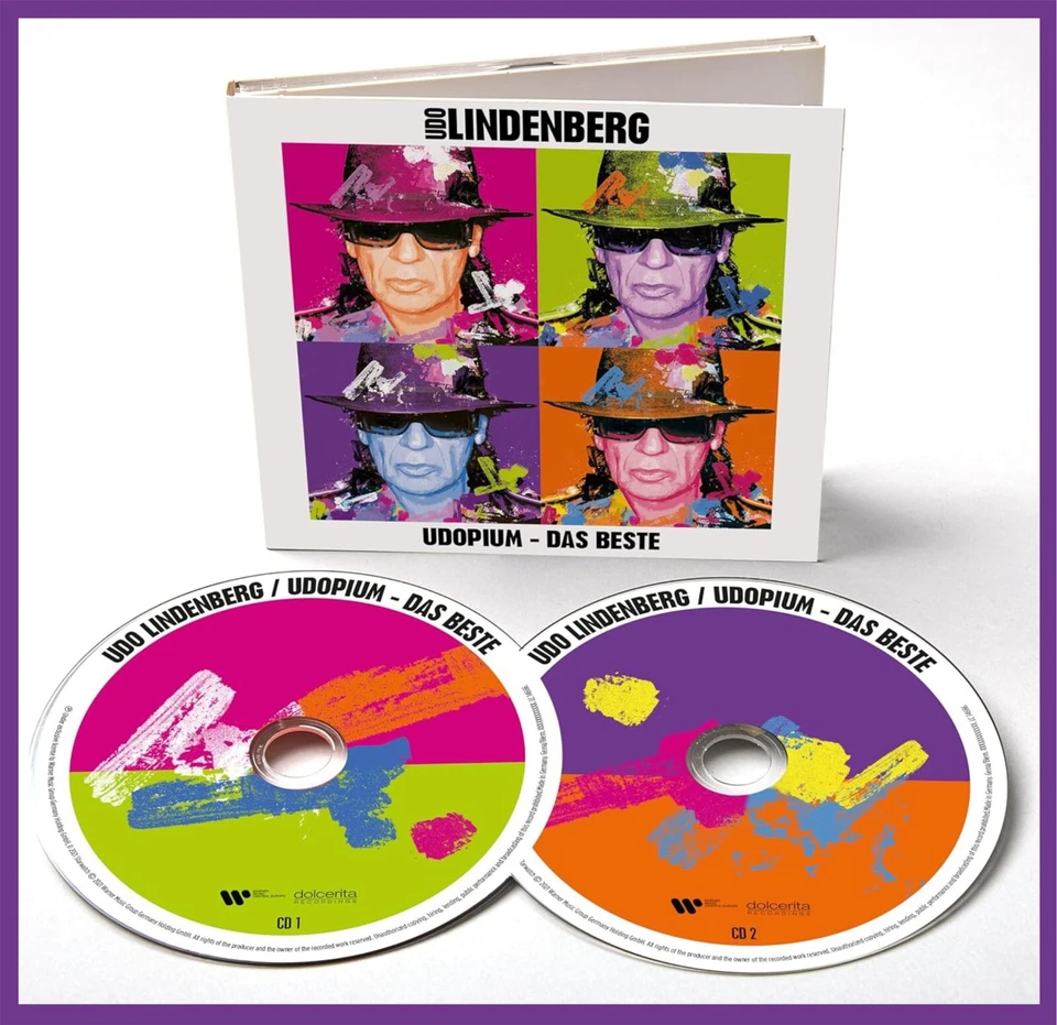 Udo Lindenberg "udopium" 2CD NEU Best-Of-Album 2023 inkl. "komet" mit Apache 207 - Bild 1 von 1