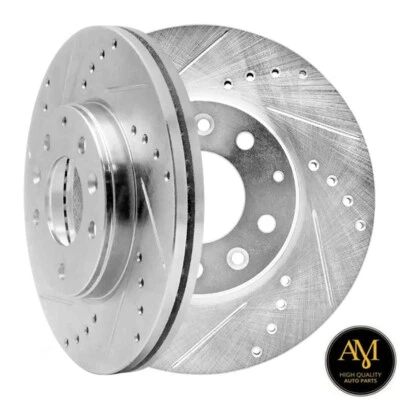 前钻和开槽盘式制动转子 2 件套适用于马自达 6 2003 - 2005;282 毫米 — 第 1/4 张图片