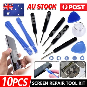 10 In 1 Mobile Phone Repairing Tools Kit Spudger Pry Opening Screwdriver Tool AU - Picture 1 of 9
