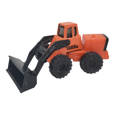 Tonka Front End Loader Vintage 1992 Metal Plastic Toy Orange Construction Truck - Image 1 of 4