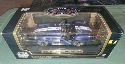 De colección Road Rough escala 1:18 fundido a presión Shelby Cobra 427 S/C 1964 azul Foto 1 de 4