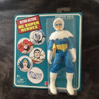Figura de acción retro Captain Cold 8" DC Super Heroes Mattel 2010 Foto 1 de 4