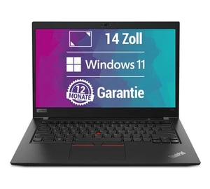 Lenovo ThinkPad T480s 14" Laptop 1080p Core i5-8350U 8GB 256GB SSD Win 11 Pro - Bild 1 von 3