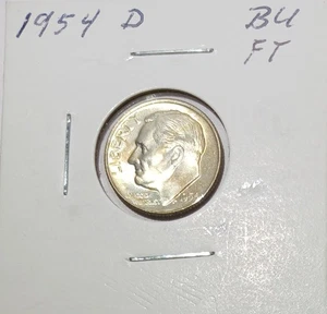 1954d Roosevelt Groschen Stempelglanz - Bild 1 von 2