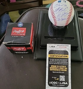 LOS ANGELES DODGERS 2024 WORLD SERIES CHAMPIONS TEAM BASEBALL SIGNED 12 AUTOS - Picture 1 of 7