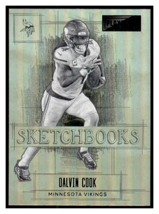 Dalvin Cook 2022 Panini Playbook Sketchbooks #14 Minnesota Vikings - Picture 1 of 2