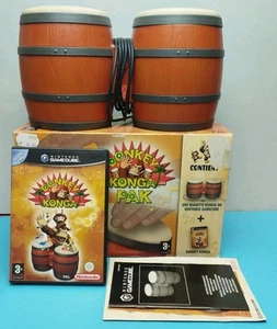 Donkey Kong Konga Pak Nintendo Game Cube - 2004 -boite Jeu Notice - Imagen 1 de 21