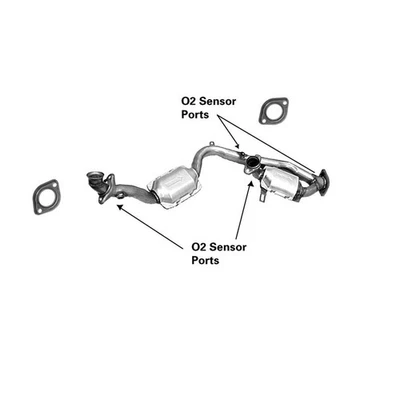 Convertidor catalítico delantero para Lincoln Continental 1995-1998 Foto 1 de 2
