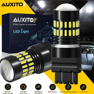 AUXITO 3156 3157 LED Backup Brake Reverse Parking Signal Light DRL Turn WHITE AU - Picture 1 of 11