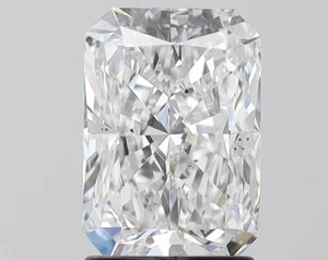 2.01 ct, D-SI1 Radiant Cut Diamond, IGI Certified Diamond, CVD Lab Grown Diamond - Picture 1 of 6
