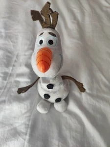 Peluche pupazzo di neve Ty Olaf Disney Frozen 8" fiocchi di neve etichetta mancante - Foto 1 di 3