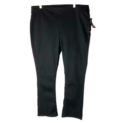 Denim & Co Jeans Signature Perfect Flex Pull-On Jean A607624 Black Petite 18W - Image 1 of 4