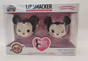 Lip Smacker  Disney Tsum Tsum Lip Balm Mickey & Minnie Set Limited Edition NIB - Picture 1 of 7