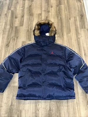 Chaqueta acolchada Jordan X Supreme FW24 peso pesado azul rojo HF0828-410 para hombre talla 2XL Foto 1 de 4