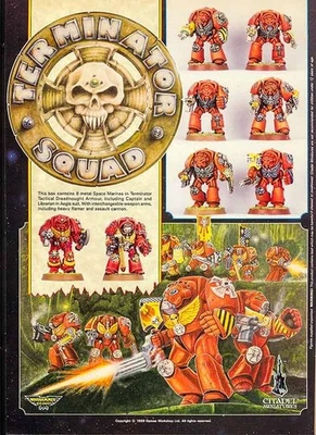 Warhammer 40k Assorted Metal Rogue Trader & 2nd Edition Terminators OOP UPDATED - image 1 of 4