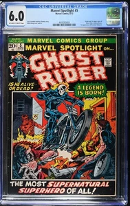Marvel Spotlight #5 1972 CGC 6.0 OW-W Pages | 1st appearance of Ghost Rider - Picture 1 of 2