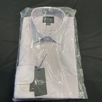 Camisa de vestir Bentley & Jones 32-33 (17) lila Foto 1 de 4