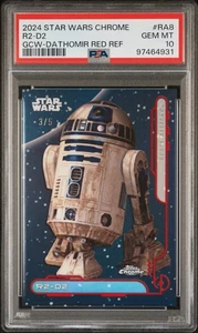 2024 Topps Chrome Star Wars Galactic Civil War R2-D2 #RA8 Red Refractor /5 - Picture 1 of 2