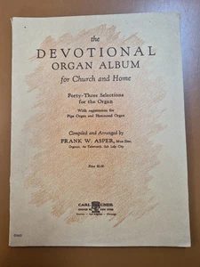 1942 Devotional Organ Album Sacred Sheet Music Book for Pipe or Hammond 43 Songs - Picture 1 of 9