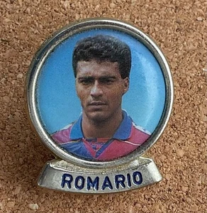 Rare Vintage Romario FC Barcelona Legends Enamel Lapel Pin Badge - Picture 1 of 2