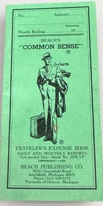 Livret de dépenses de voyage vintage époque 1940 bon sens de la plage jamais utilisé neuf ancien stock - Photo 1/8