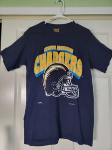 Vintage 1994 San Diego Chargers T-Shirt Herren M Nutmeg Mills NFL Team Kurzarm - Bild 1 von 4