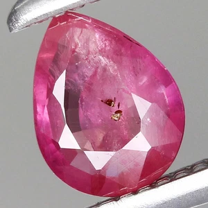 Natural Gemstone 0.24ct t.w 4.9x3.8mm Pear Heated Pink Sapphire, Madagascar - Picture 1 of 4