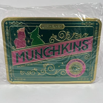 Dunkin WICKED Munchkin Tin Glinda & Elphaba Pink & Green - Sealed - Ships Today - Image 1 of 4