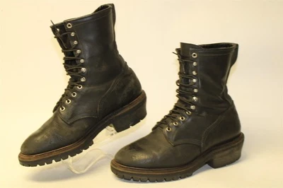 Red Wing 699 Logger Men Wide 10.5 E Leather Wildfire Fighting USA Made Boot vtg - Image 1 of 4