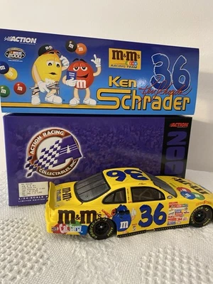 E Nascar#36 M&M Ken Schrader 2000 Grand Prix 1:24 Scale Limited Edition - Image 1 of 4