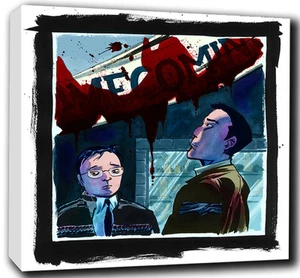 héroes hiro y ando homecoming isaac mendez pintura lienzo arte impresión aa - Imagen 1 de 3