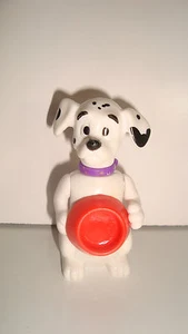 FIGURINE WALT DISNEY LES 101 DALMATIENS AVEC SA GAMELLE (8x3,5cm) - Imagen 1 de 1