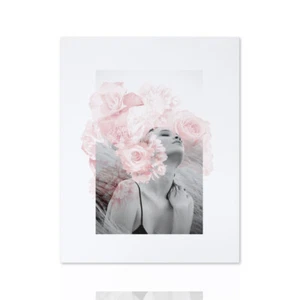 Quadro Donna Floreale Quadri Moderni Tela Fiori Moderno Arte Botanica Canvas - Picture 1 of 11