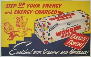 Vintage Wonder Bread Reproduction Framing Print Advertising 17x12 - Picture 1 of 1