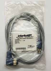 New InterlinkBT WKM RSC 5711-1.3M Cable Right Angle 7/8" Female To Male M12 - Bild 1 von 1